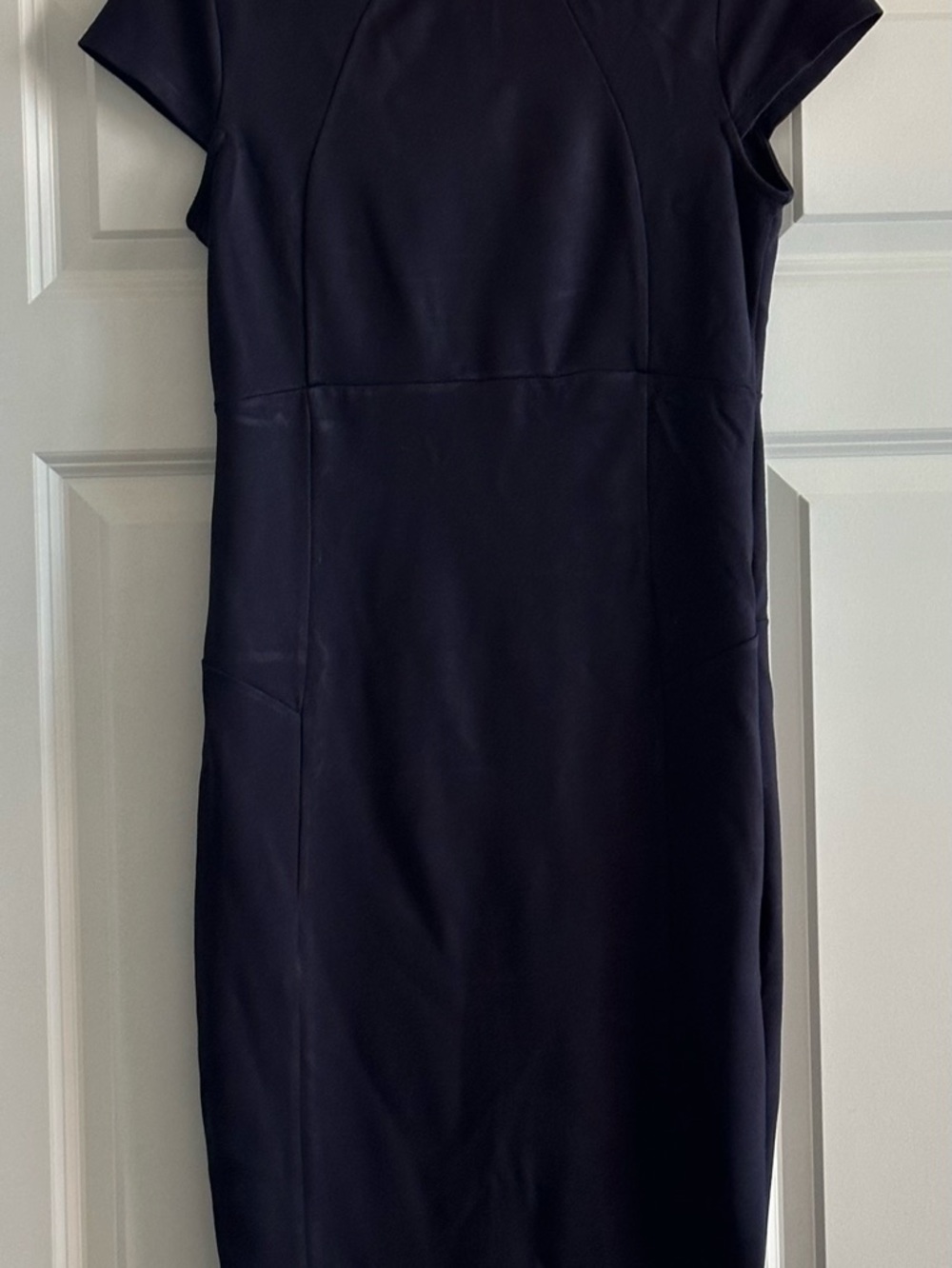 Classic Navy Sheath Dress - Women's